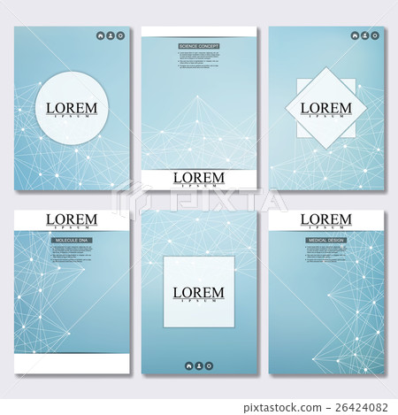 Set of business templates for brochure, flyer Set of business templates for brochure, flyer 26424082