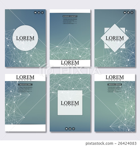 Set of business templates for brochure, flyer Set of business templates for brochure, flyer 26424083