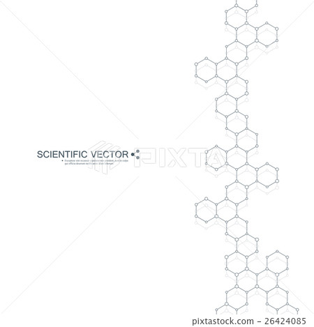 Structure molecule of DNA and neurons. Structural Structure molecule of DNA and neurons. Structural 26424085