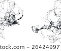 Abstract molecular structure on white background 26424997
