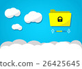 Cloud computing or cloud storage concept 26425645