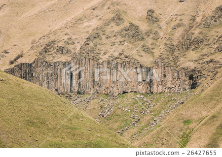 Mountain Rock Natural Background. The varied 26427655