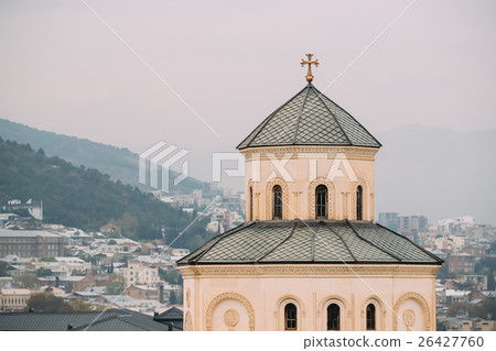 Tbilisi, Georgia. Exterior Of The Holy Trinity 26427760
