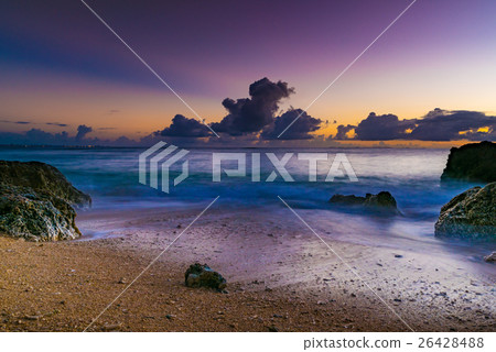 Sunset, sea, landscape, Okinawa. Sunset, sea, landscape, Okinawa. 26428488