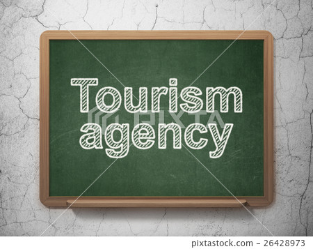 Travel concept: Tourism Agency on chalkboard Travel concept: Tourism Agency on chalkboard 26428973