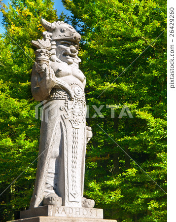 Statue of god Radegast on Radhost Mountain in Statue of god Radegast on Radhost Mountain in 26429260