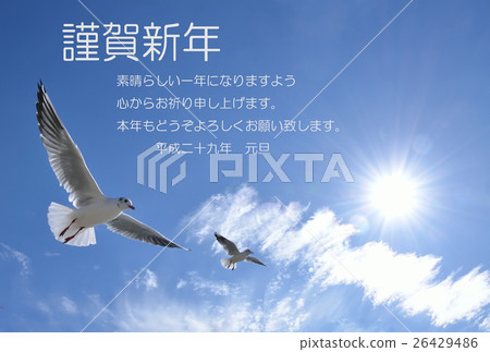 2017年航班新年卡 26429486