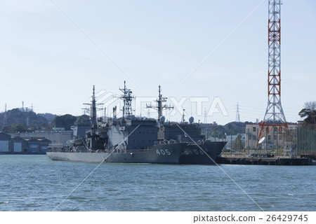 Maritime Self Defense Force's berthing at Yokosuka Port Maritime Self Defense Force's berthing at Yokosuka Port 26429745