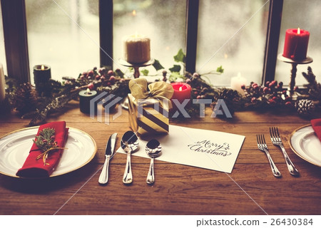 Merry Christmas Card Present Concept Merry Christmas Card Present Concept 26430384