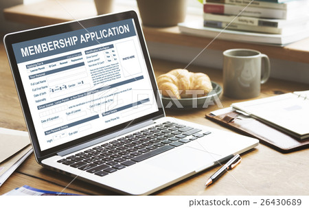 Membereship Application Form Register Concept Membereship Application Form Register Concept 26430689