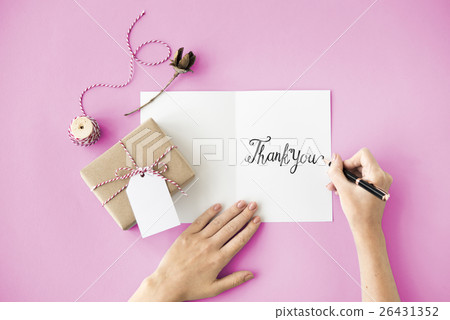 Thank You Thanks Gift Appreciate Gratitude Concept 26431352