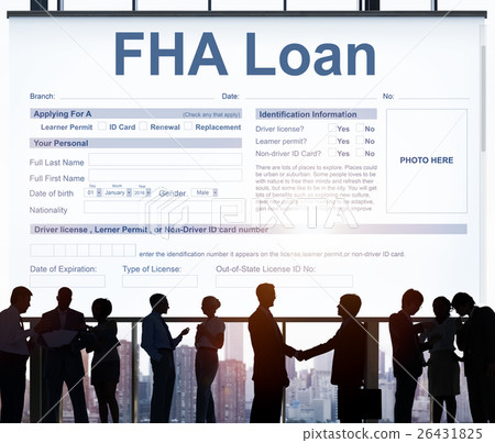 FHA Loan Federal Housing Administration Lending Concept FHA Loan Federal Housing Administration Lending Concept 26431825