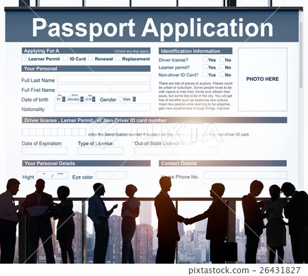 Passport Application Emigration National Border Concept 26431827