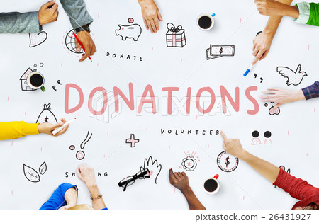 Donations Charity Foundation Support Concept Donations Charity Foundation Support Concept 26431927