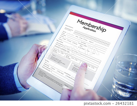 Membereship Application Form Register Concept Membereship Application Form Register Concept 26432181