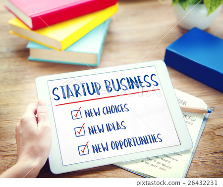 New Startup Business Opportunities Ideas Concept 26432231