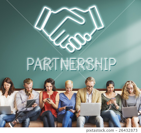 Partnership Agreement Cooperation Collaboartion Concept 26432873