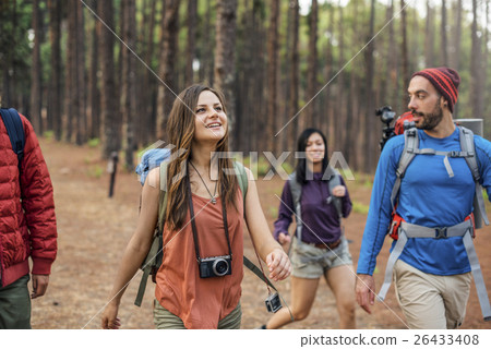 People Friendship Hangout Traveling Destination Camping Concept 26433408