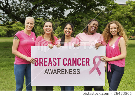 Women Breast Cancer Support Charity Concept Women Breast Cancer Support Charity Concept 26433865