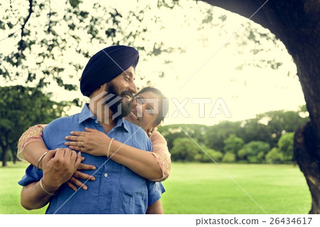 Indian Couple Love Care Concept Indian Couple Love Care Concept 26434617