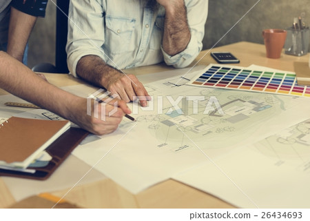Design Studio Architect Creative Occupation Meeting Blueprint Co 26434693
