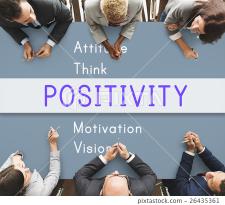 Positivity Simplify Attitude Motivation Concept 26435361