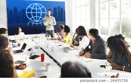 Globe Global Business Planet Shape Concept Globe Global Business Planet Shape Concept 26435730