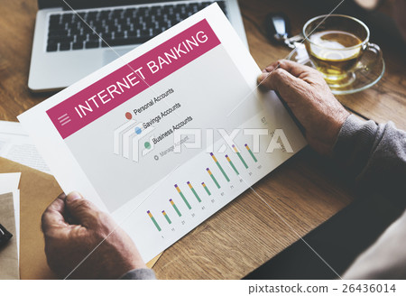 Internet Banking Online Summary Concept 26436014