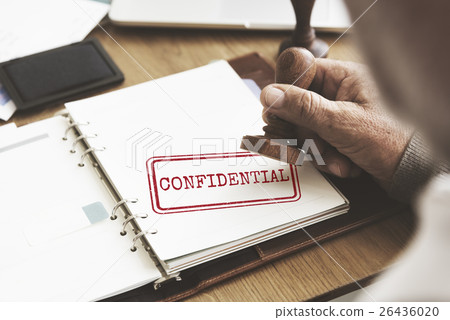 Confidential Personal Privacy Private Restricted Concept 26436020