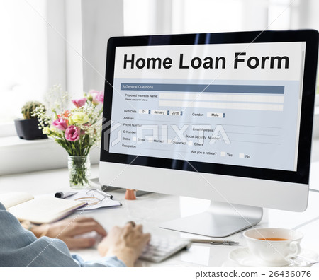 Home Loan Financial Support Concept Home Loan Financial Support Concept 26436076