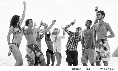 Beach Party Freedom Vacation Leisure Activity Concept 26436438