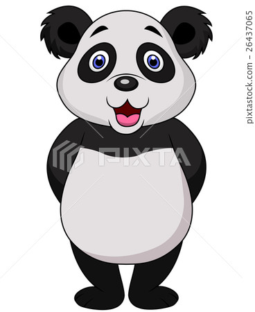 Cute panda standing 26437065