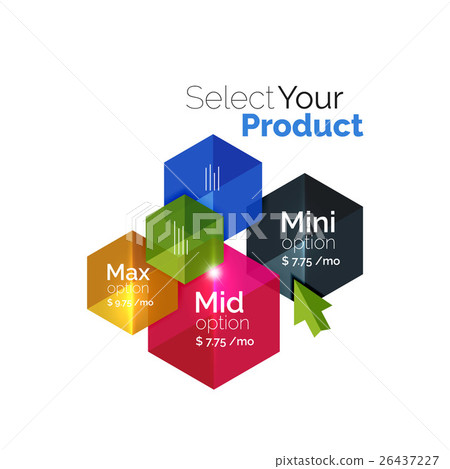 Option select template - Stock Illustration [26437227] - PIXTA