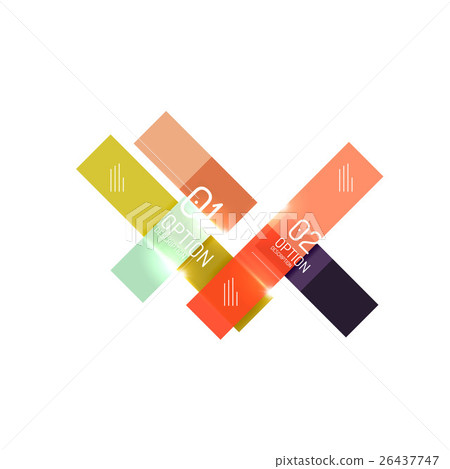 Geometric modern infographic options templates Geometric modern infographic options templates 26437747