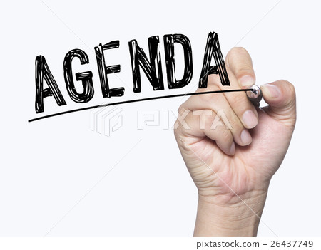 agenda written by hand agenda written by hand 26437749