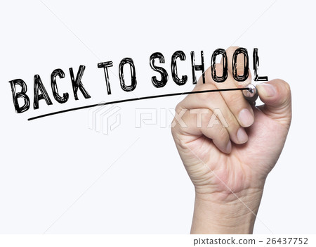 back to school written by hand back to school written by hand 26437752