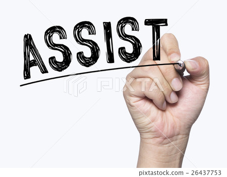 assist written by hand assist written by hand 26437753