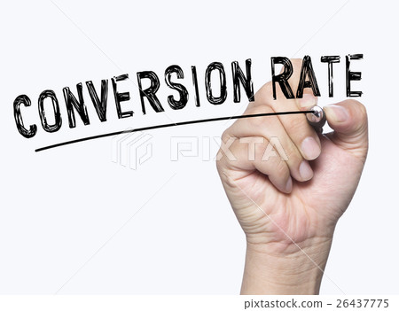conversion rate written by hand conversion rate written by hand 26437775