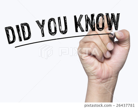 did you know written by hand did you know written by hand 26437781