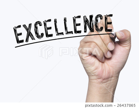 excellence written by hand excellence written by hand 26437865