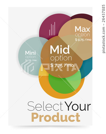 Option select infographic banner 26437885