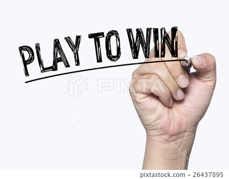 play to win written by hand play to win written by hand 26437895