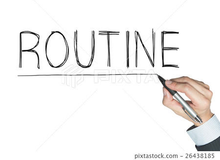 routine written by hand routine written by hand 26438185