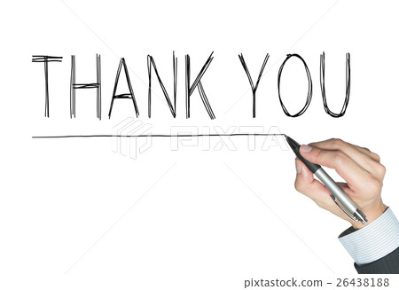 thank you written by hand 26438188