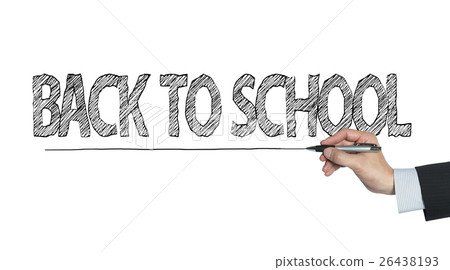 back to school written by hand back to school written by hand 26438193