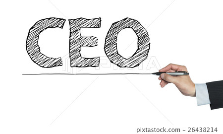 CEO written by hand 26438214