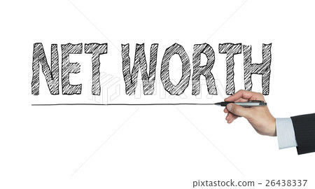 net worth written by hand 26438337