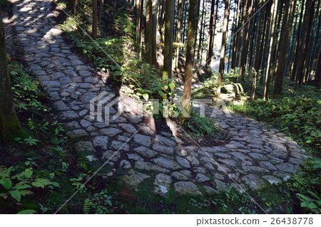 Nishi-kaido Kisoji stone pavement 26438778