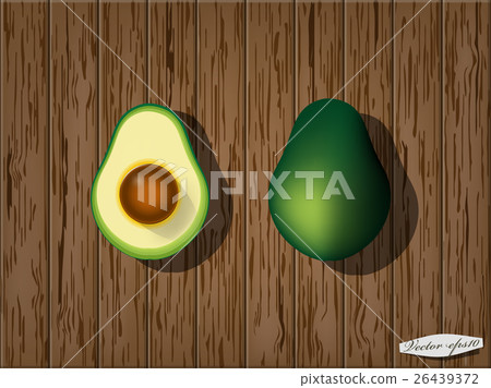 graphic design and half on wood table 26439372