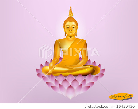 vector of buddha sitting on lotus,buddha design vector of buddha sitting on lotus,buddha design 26439430